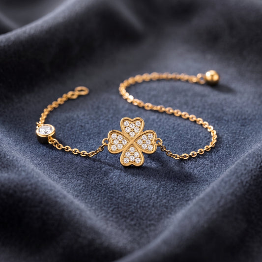 Ladies Bracelet - Diamond-Cut Gold Chain