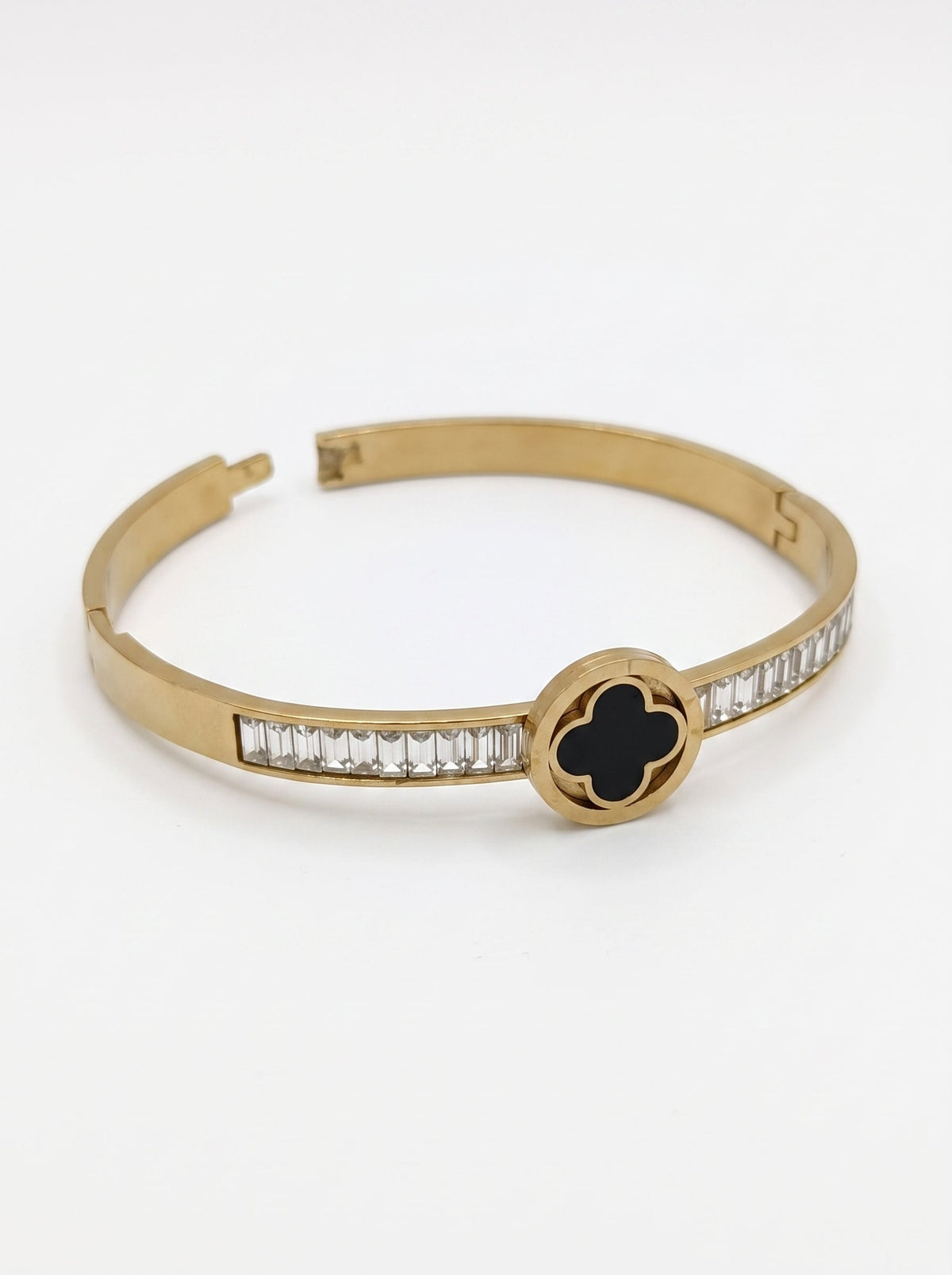 Ladies Bracelet - Antique Oxidized Silver Kada
