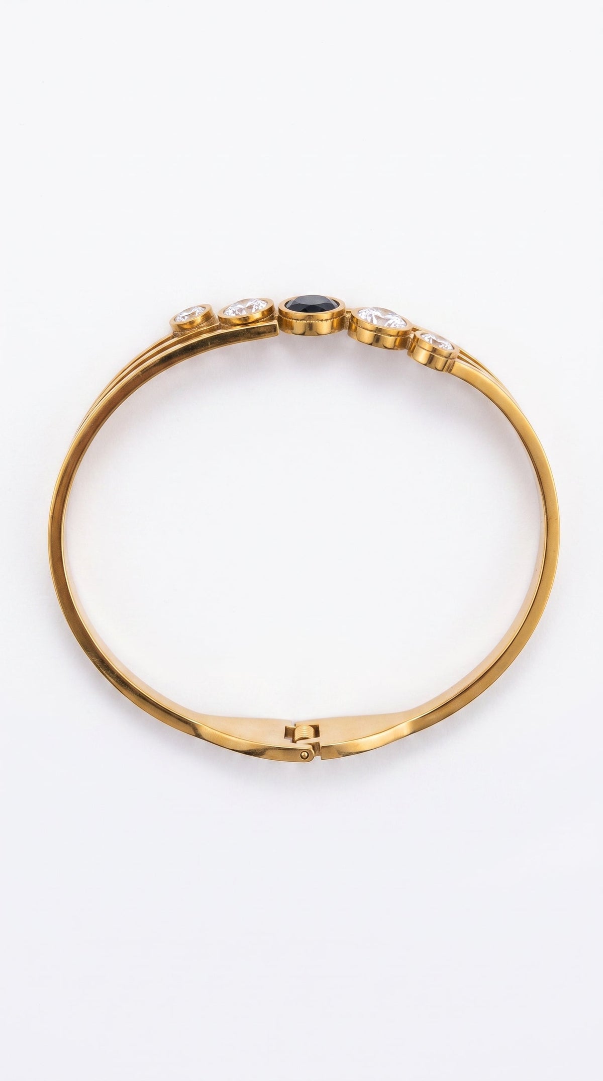 Ladies Bracelet - Elegant Gold Bangle