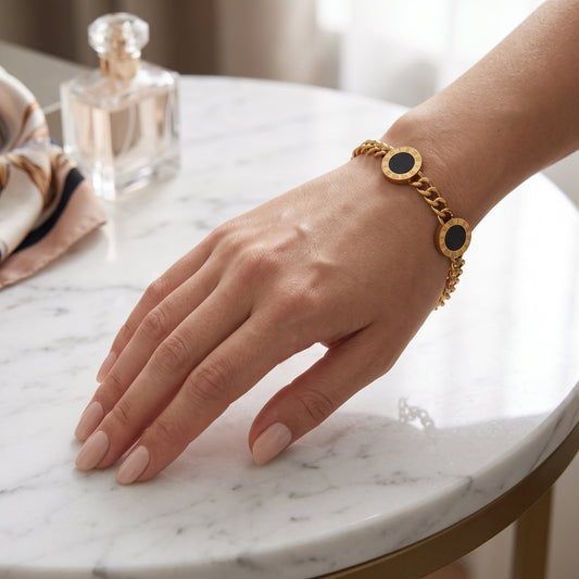 Ladies Bracelet - Stackable Thin Rings Set