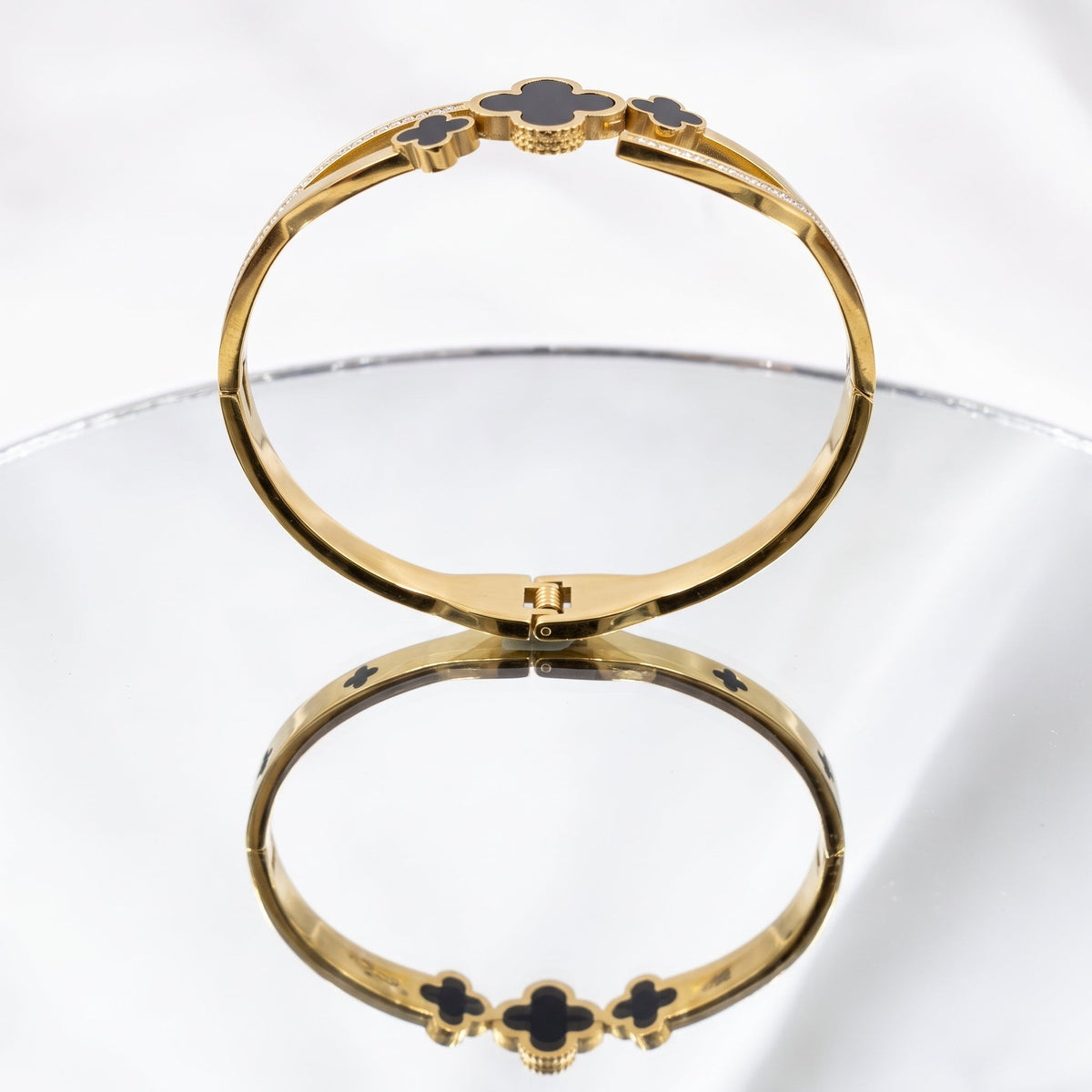 Ladies Bracelet - Floral Enamel Bangle
